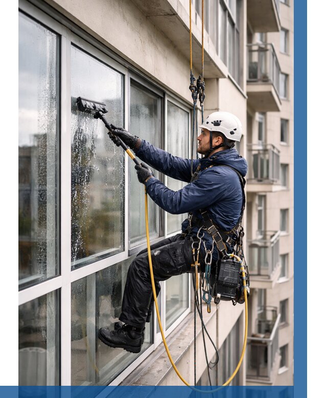 Мойка балконного остекления в Серове от 3571 р. | ВЫСОТНИК-Срв