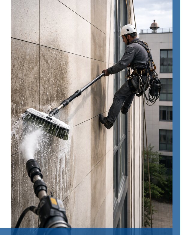 Мойка фасада из керамогранита в Серове от 306 р. | ВЫСОТНИК-Срв