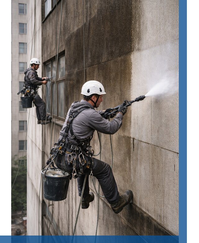 Очистка фасада от копоти в Серове от 255 р. | ВЫСОТНИК-Срв