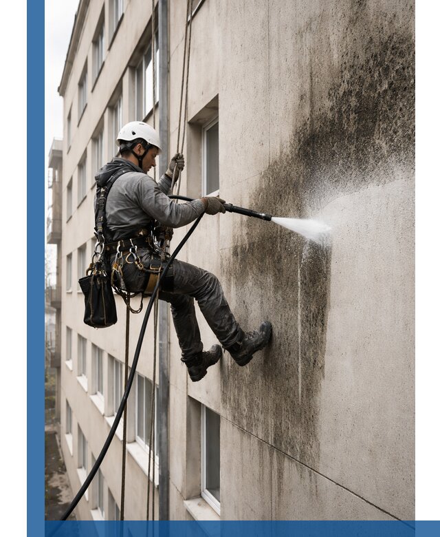 Профессиональная очистка фасадов от плесени в Серове