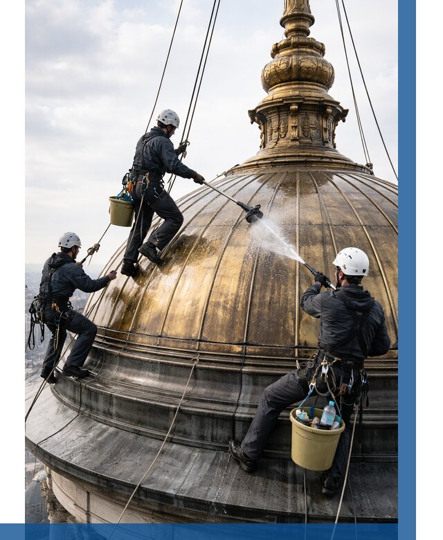 Мойка куполов и шпилей в Серове от 8162 р. - заказать | ВЫСОТНИК-Срв