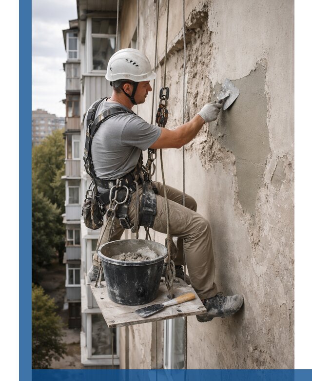 Восстановление фасадной штукатурки в Серове с гарантией качества