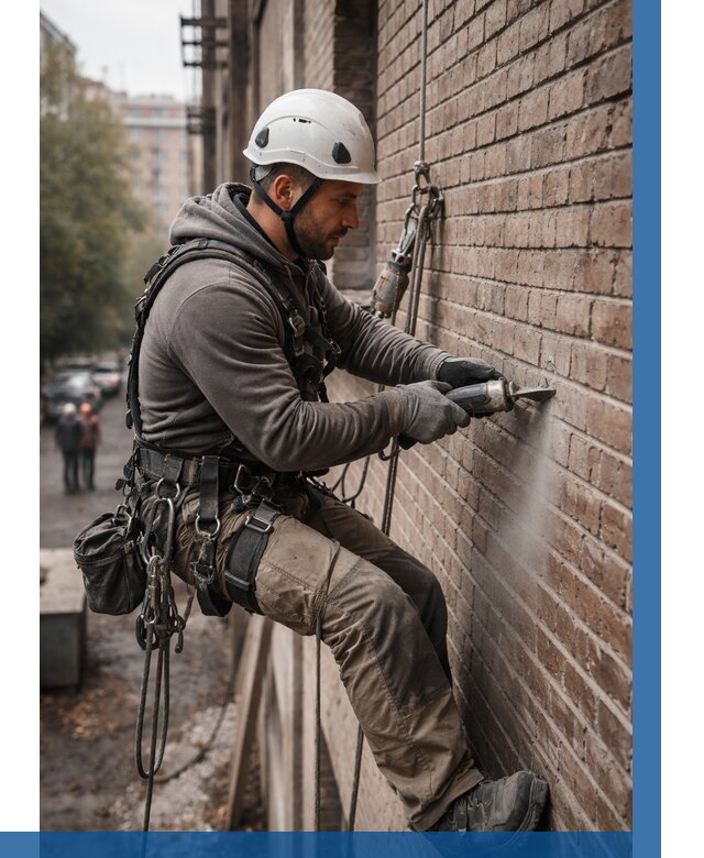 Расшивка кирпичных швов в Серове от 612 р. | ВЫСОТНИК-Срв