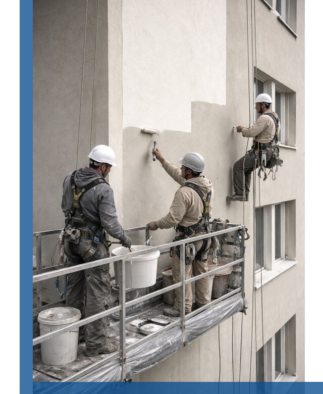 Покраска оштукатуренного фасада в Серове под ключ с гарантией