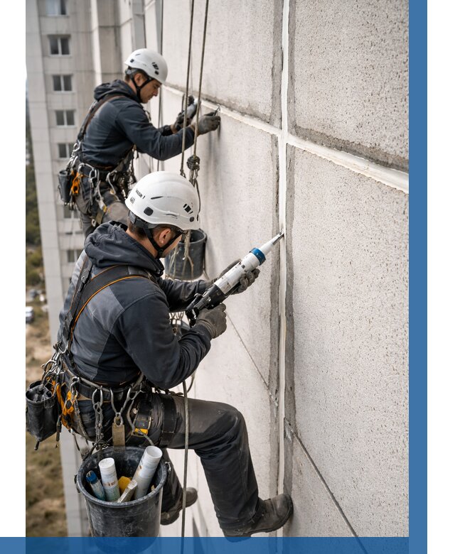 Герметизация межпанельных швов в Серове от 714 р. | ВЫСОТНИК-Срв