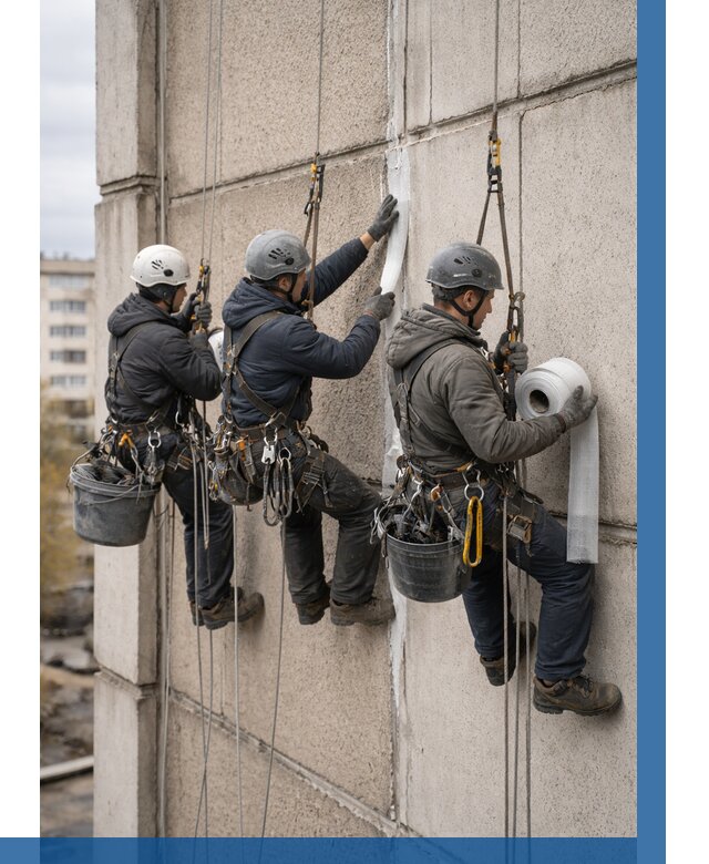 Ремонт межпанельных швов в Серове от 765 р. | ВЫСОТНИК-Срв