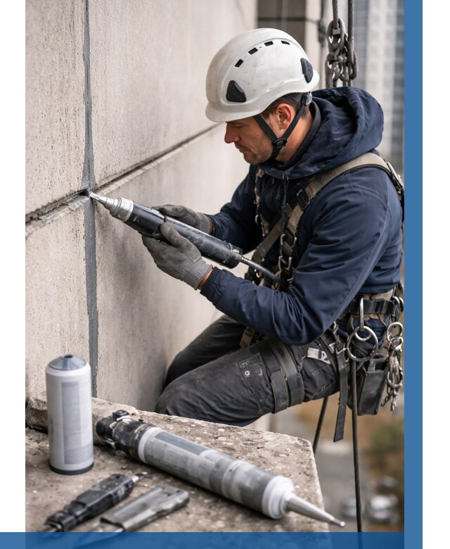 Вторичная герметизация швов в Серове от 459 р. | ВЫСОТНИК-Срв