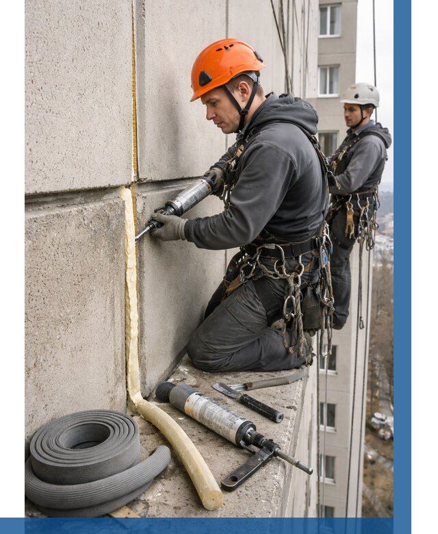 Теплый шов межпанельные швы в Серове от 714 р. | ВЫСОТНИК-Срв