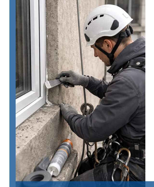 Герметизация монтажных швов окон в Серове с гарантией качества