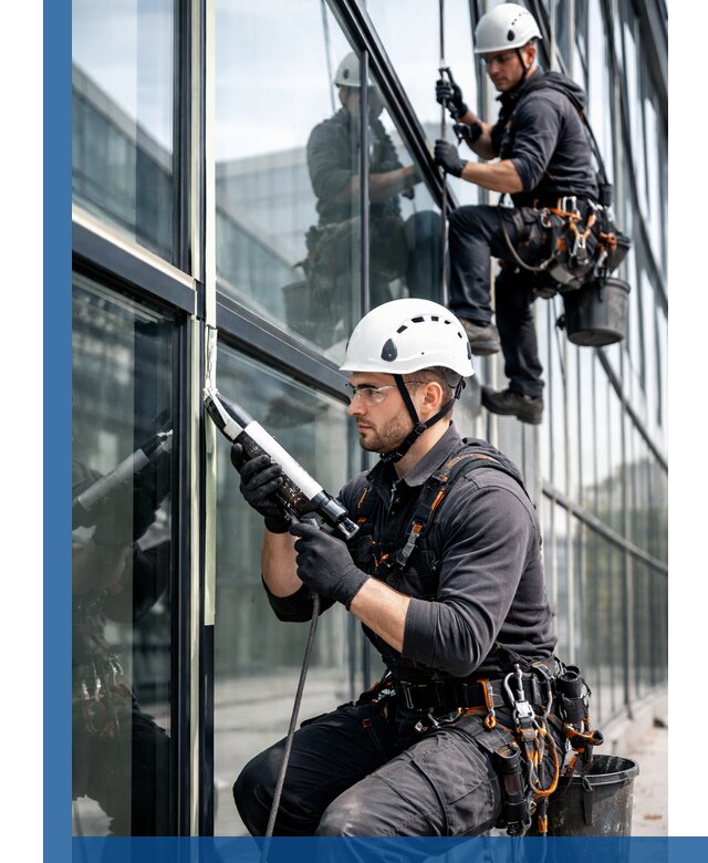 Герметизация витражных швов в Серове для зданий и фасадов