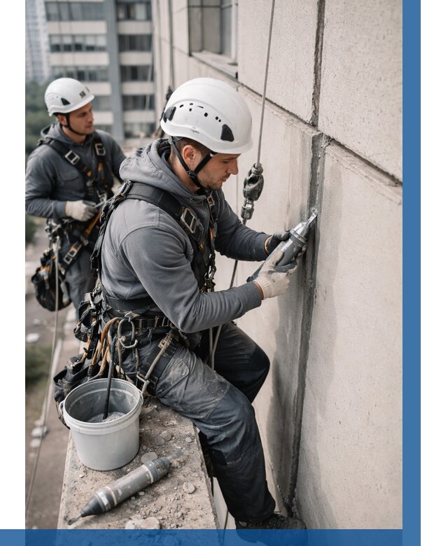 Ремонт деформационных швов здания в Серове от 1020 р. | ВЫСОТНИК-Срв