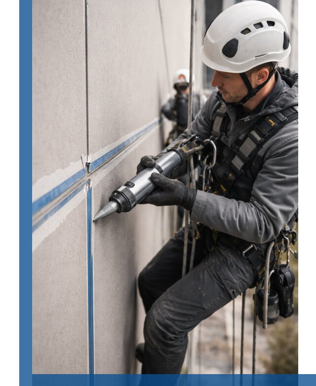 Герметизация стыков фасадных панелей в Серове качественно и быстро