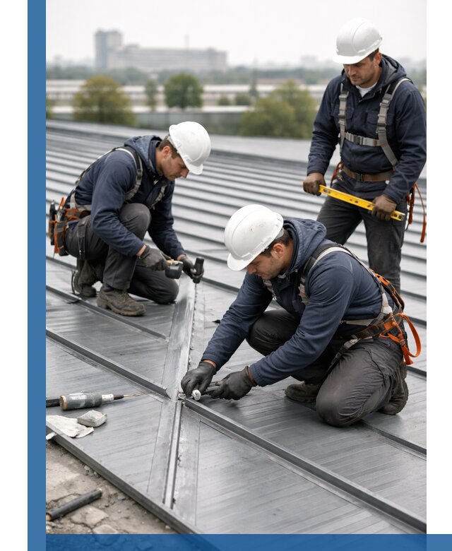 Ремонт фальцевой кровли в Серове срочно и качественно