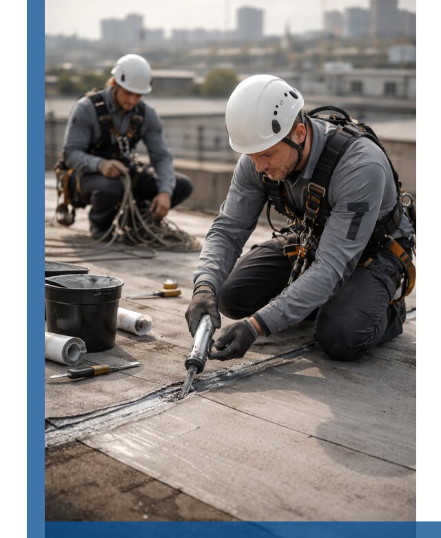 Аварийное и капитальное устранение протечек кровли в Серове