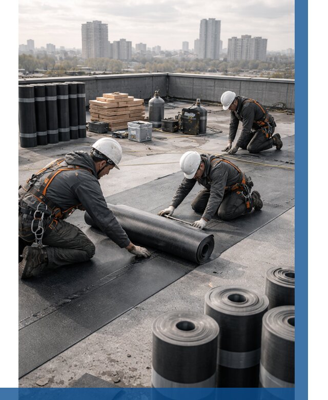 Монтаж мягкой кровли под ключ в Серове от 459 р. | ВЫСОТНИК-Срв