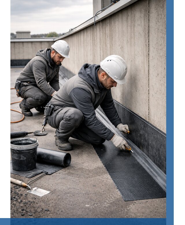 Гидроизоляция примыканий на кровле в Серове от 918 р. | ВЫСОТНИК-Срв