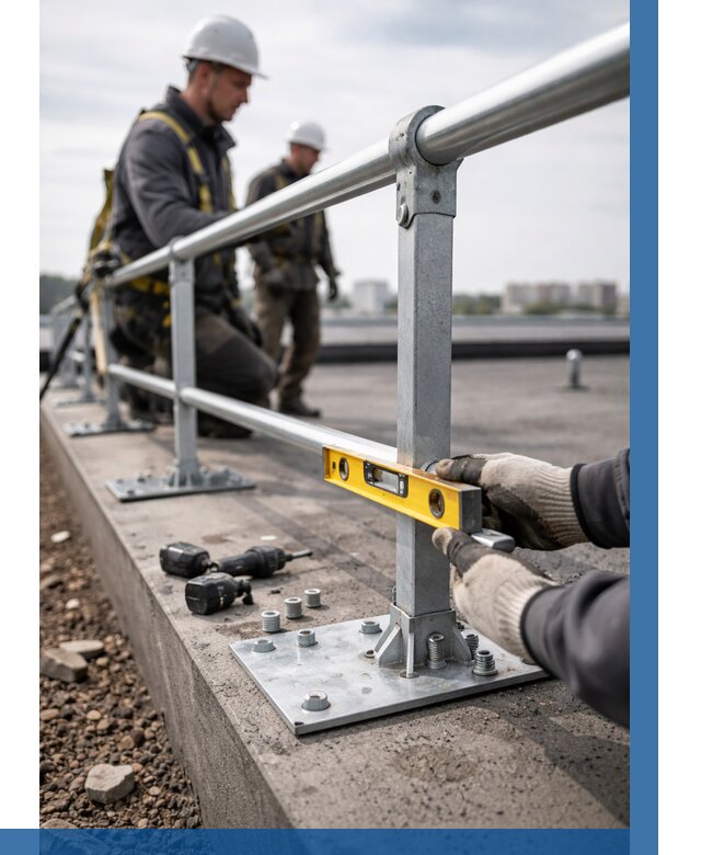 Монтаж кровельного ограждения в Серове от 1224 р. | ВЫСОТНИК-Срв