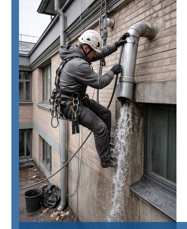 Профессиональная прочистка водосточных труб в Серове с гарантией