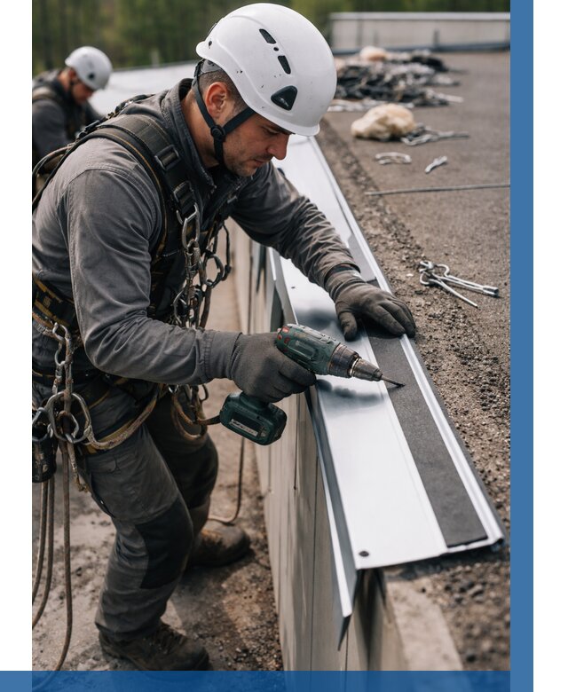 Монтаж капельника на кровле в Серове от 306 р. | ВЫСОТНИК-Срв