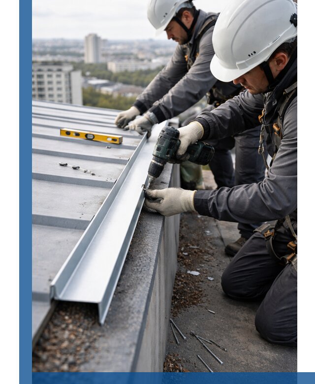 Монтаж капельника на кровле в Серове с гарантией качества