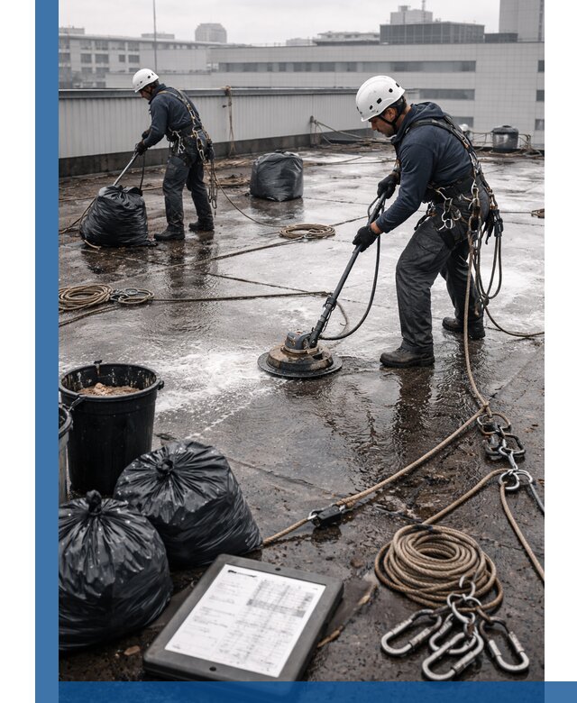 Плановая очистка кровли по графику в Серове для безопасности