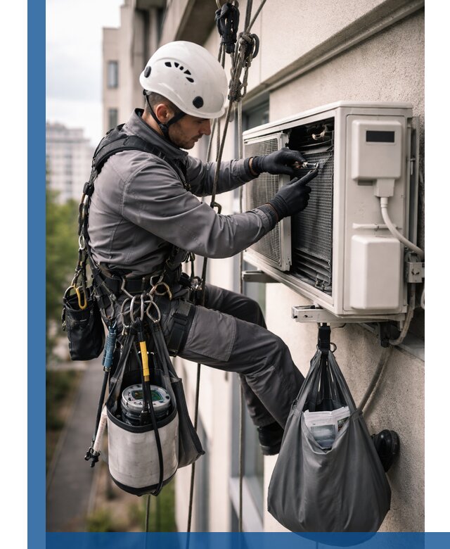 Обслуживание внешнего блока кондиционера в Серове профессионально