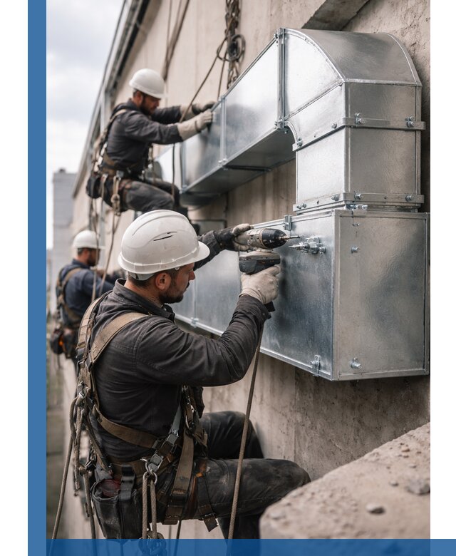 Профессиональный монтаж вентиляционных коробов в Серове под ключ