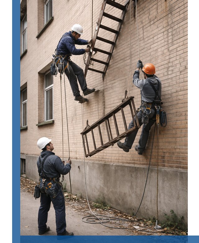 Демонтаж пожарной лестницы в Серове быстро и безопасно