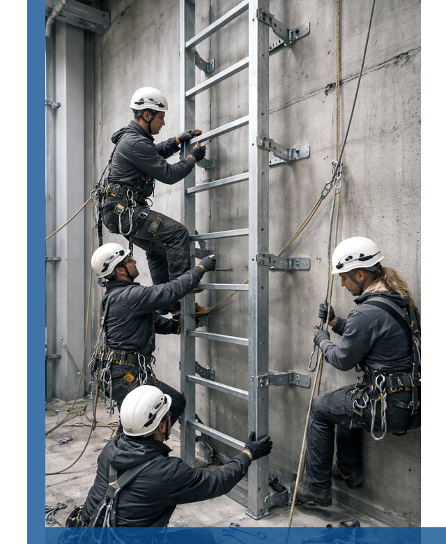 Монтаж металлических лестниц в Серове под ключ со гарантией