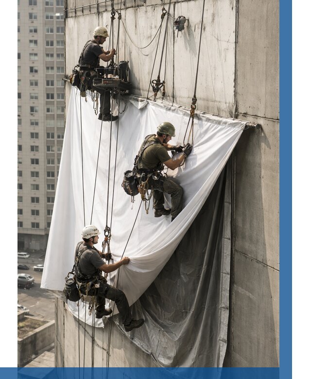 Замена баннерного полотна в Серове от 6631 р. | ВЫСОТНИК-Срв—заказать