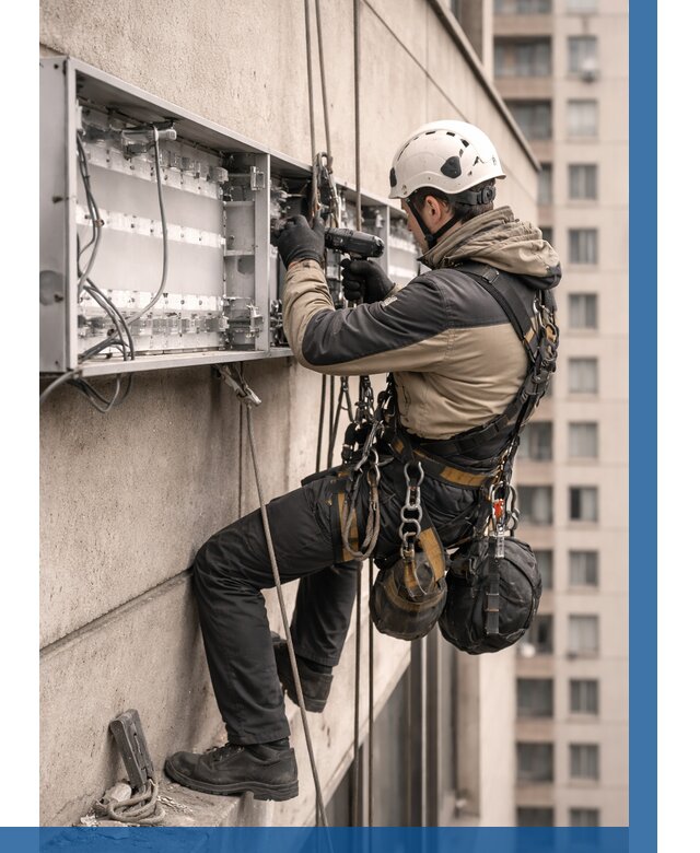 Ремонт вывески на высоте в Серове от 4591 р. | ВЫСОТНИК-Срв