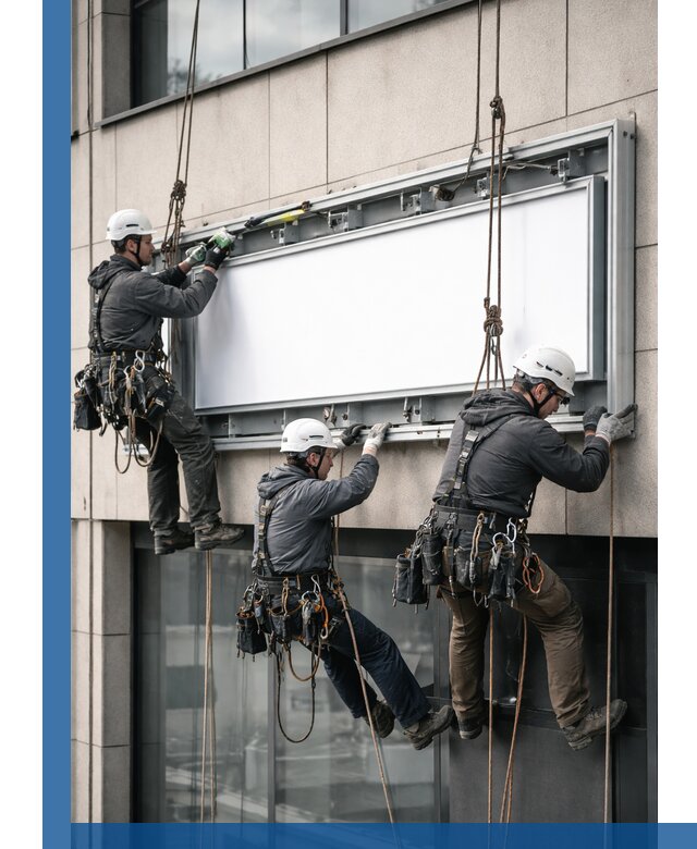 Профессиональный монтаж светового короба под ключ в Серове