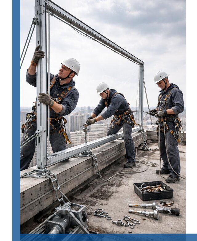 Монтаж крышных рекламных конструкций под ключ в Серове