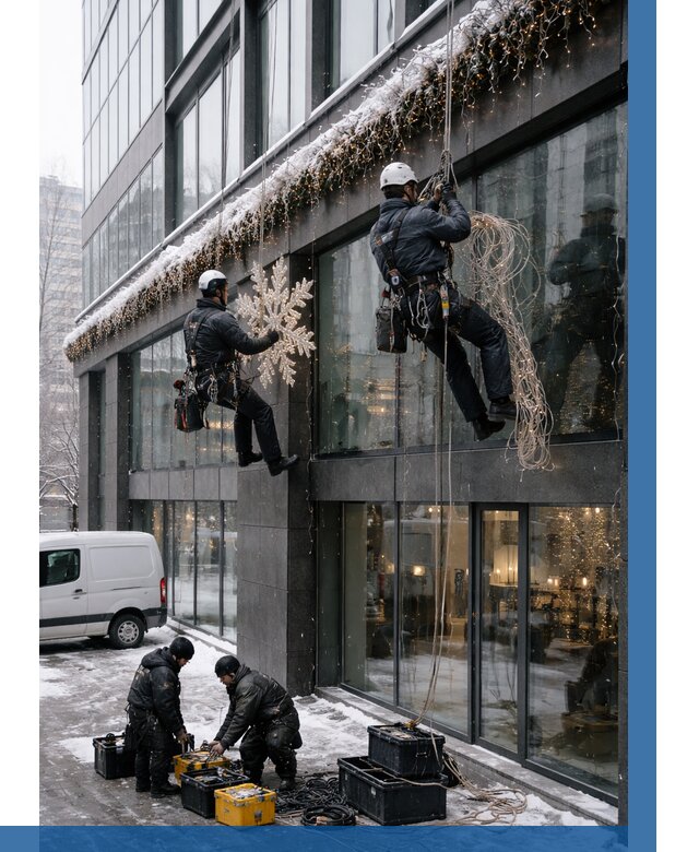 Демонтаж новогоднего оформления в Серове от 5611 р. | ВЫСОТНИК-Срв