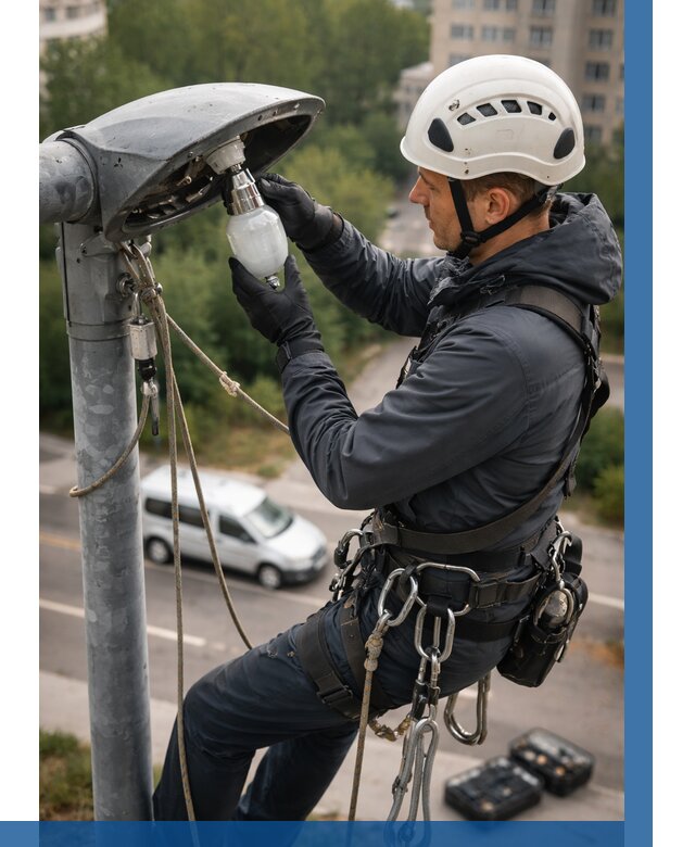 Замена ламп на высоте в Серове от 2551 р. | ВЫСОТНИК-Срв