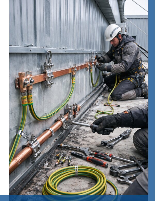 Монтаж заземления здания в Серове от 25505 р. | ВЫСОТНИК-Срв