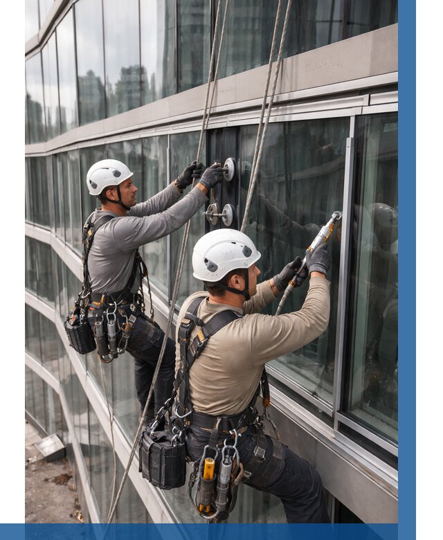 Радиусное остекление фасада в Серове от 12242 р. | ВЫСОТНИК-Срв