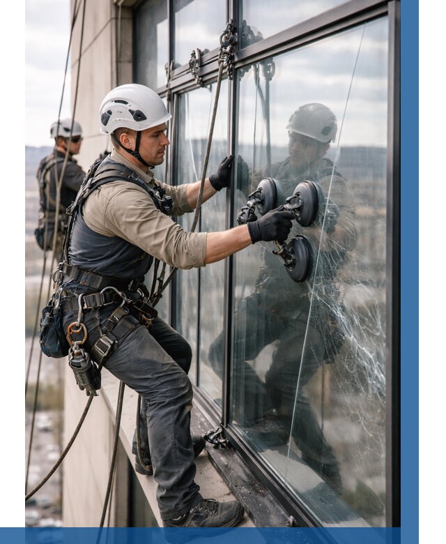 Замена стекла в витраже в Серове под ключ от 8672 р. | ВЫСОТНИК-Срв