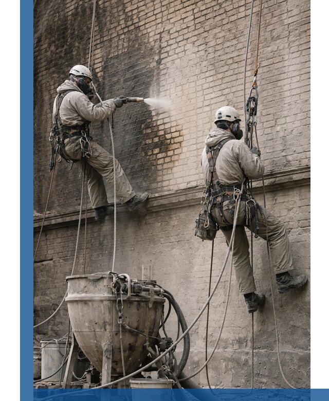 Пескоструйная очистка фасадов в Серове профессионально