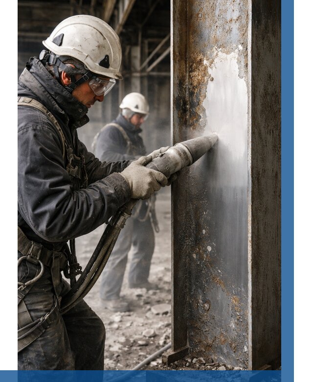 Удаление старой краски с металла в Серове от 459 р. | ВЫСОТНИК-Срв