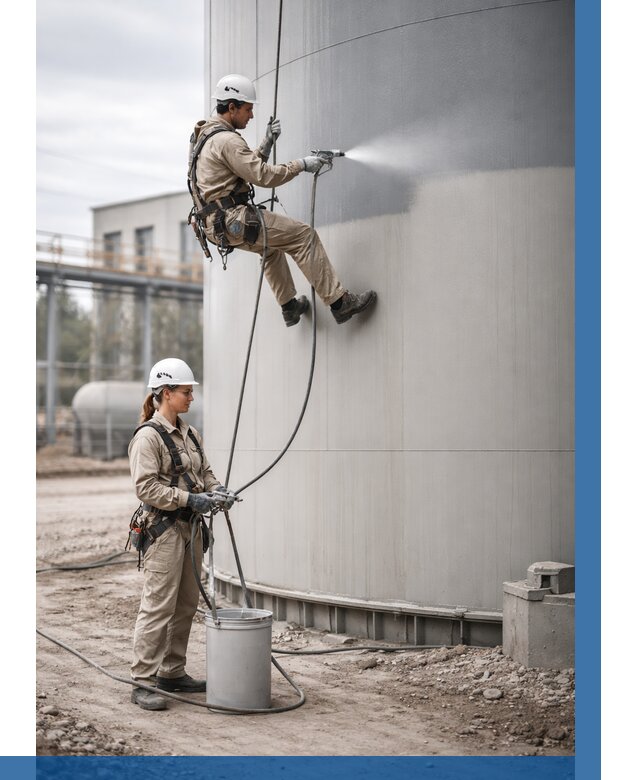 Покраска резервуаров в Серове от 1224 р. | ВЫСОТНИК-Срв — заказать