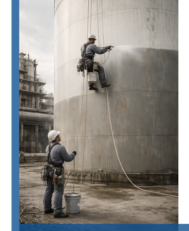 Покраска стальных резервуаров и емкостей в Серове профессионально