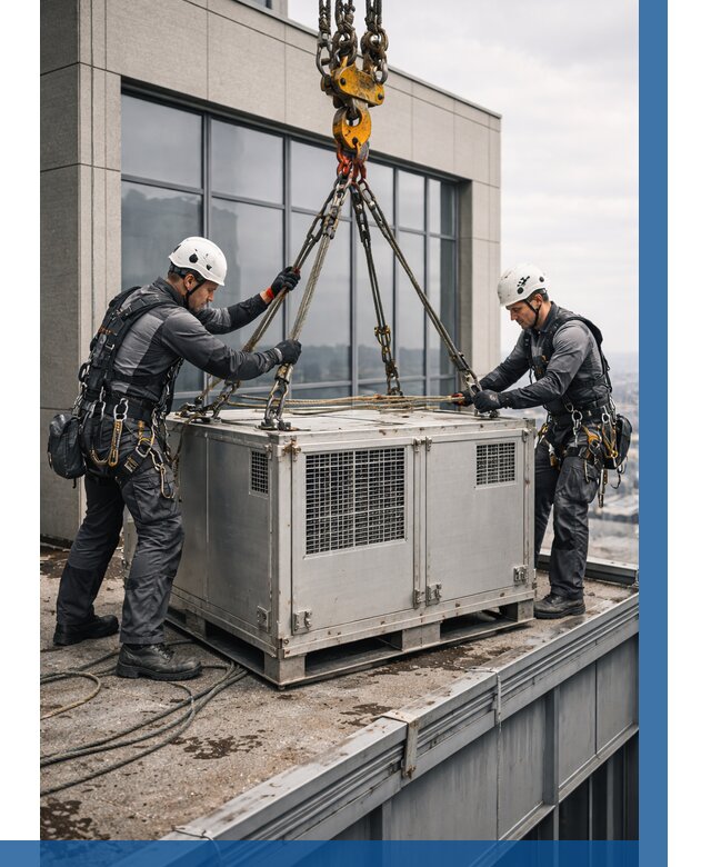 Такелажные работы на высоте в Серове от 8162 р. | ВЫСОТНИК-Срв