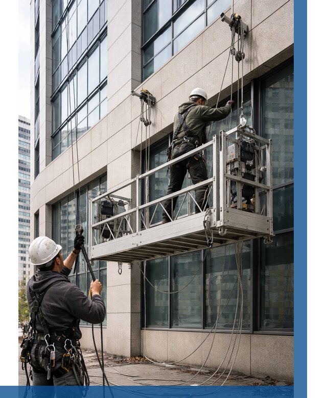 Монтаж и подъем фасадной люльки в Серове от 12242 р. | ВЫСОТНИК-Срв