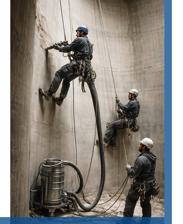 Зачистка силосов в Серове от 4591 р. Договор и смета ВЫСОТНИК-Срв