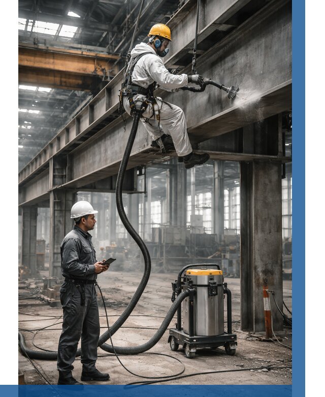 Обеспыливание конструкций в цехе в Серове от 4285 р. | ВЫСОТНИК-Срв