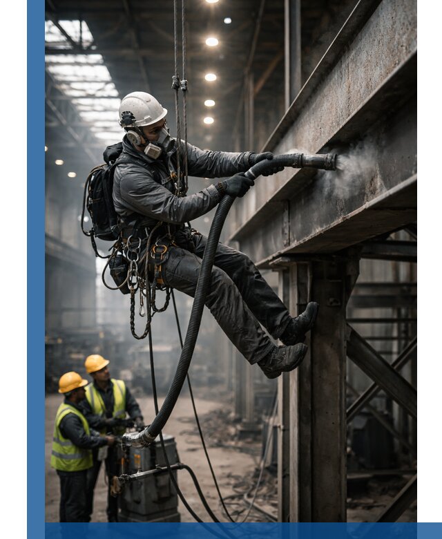 Обеспыливание конструкций в цехах промышленного производства в Серове