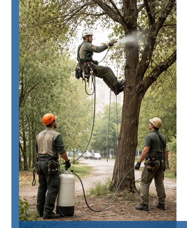 Обработка деревьев от вредителей в Серове профессиональная защита