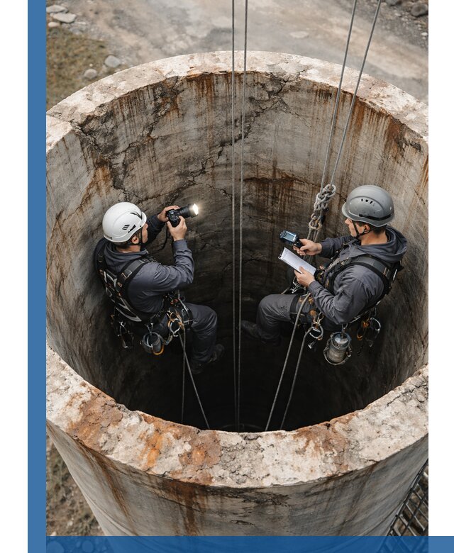 Обследование дымовой трубы: диагностика и оценка состояния в Серове