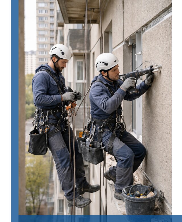 Промышленные альпинисты высотные работы и монтаж в Серове